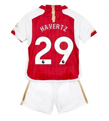 Maillot de foot Arsenal Kai Havertz #29 Domicile enfant 2023-24 Manches Courte (+ pantalon court)